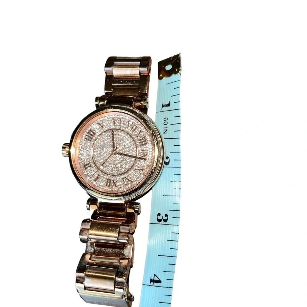 Michael Kors Rose Gold/Bronze Diamond Watch